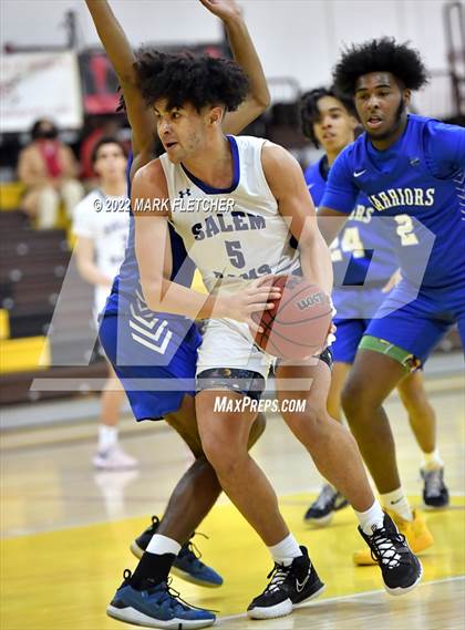 Thumbnail 1 in Salem vs Mastery (MLK Classic at Rowan University) photogallery.