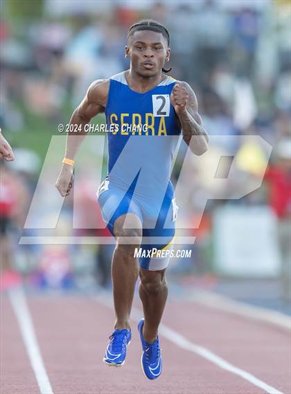 Thumbnail 2 in CIF State Championships (100m Qualifying) photogallery.