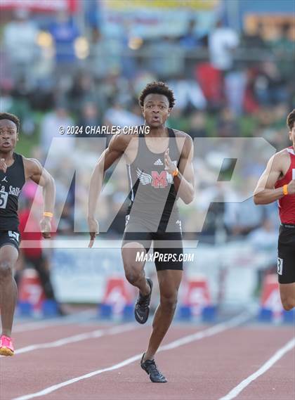 Thumbnail 3 in CIF State Championships (100m Qualifying) photogallery.