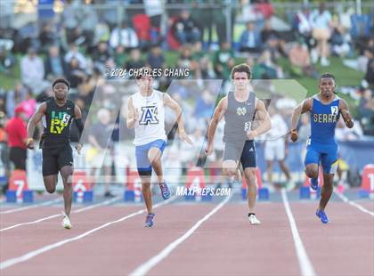 Thumbnail 2 in CIF State Championships (100m Qualifying) photogallery.
