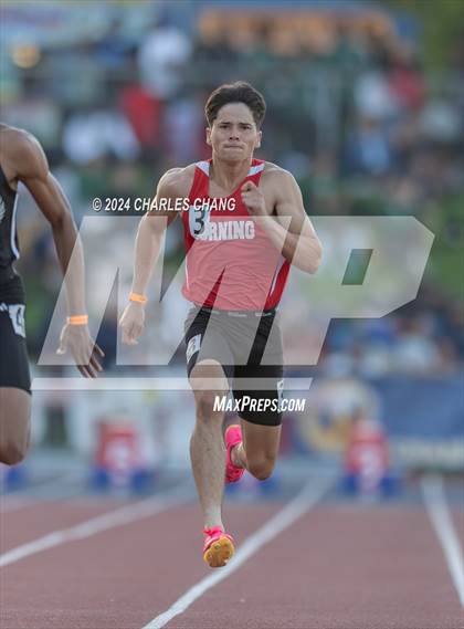 Thumbnail 1 in CIF State Championships (100m Qualifying) photogallery.