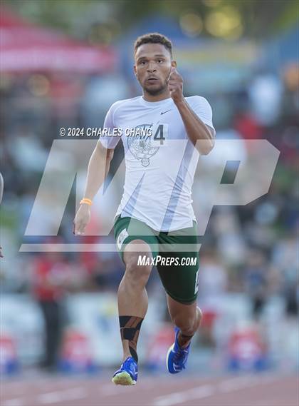 Thumbnail 1 in CIF State Championships (100m Qualifying) photogallery.