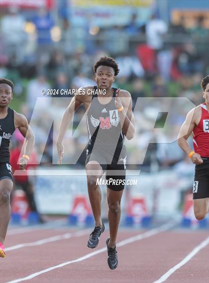 Thumbnail 1 in CIF State Championships (100m Qualifying) photogallery.