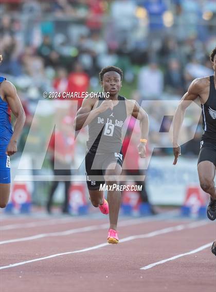 Thumbnail 2 in CIF State Championships (100m Qualifying) photogallery.