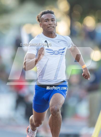 Thumbnail 1 in CIF State Championships (100m Qualifying) photogallery.