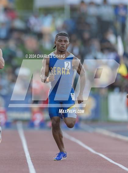 Thumbnail 1 in CIF State Championships (100m Qualifying) photogallery.