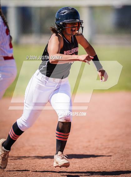 Thumbnail 3 in Carlin vs Wells (NIAA Class 1A Northern Playoff Game 5) photogallery.