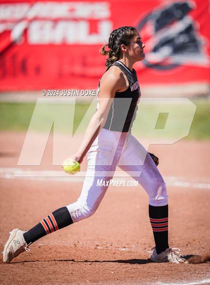 Thumbnail 1 in Carlin vs Wells (NIAA Class 1A Northern Playoff Game 5) photogallery.