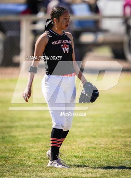 Thumbnail 2 in Carlin vs Wells (NIAA Class 1A Northern Playoff Game 5) photogallery.