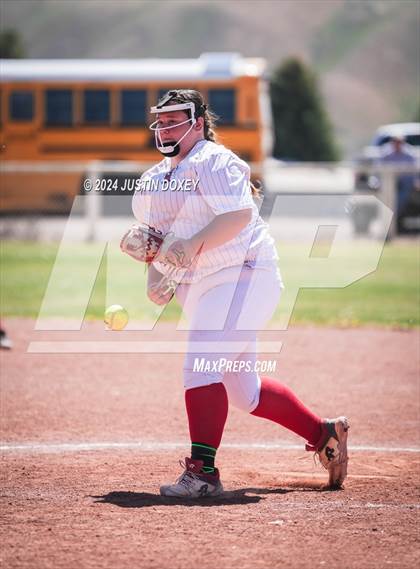Thumbnail 1 in Carlin vs Wells (NIAA Class 1A Northern Playoff Game 5) photogallery.