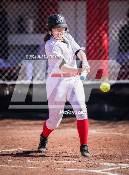 Thumbnail 2 in Carlin vs Wells (NIAA Class 1A Northern Playoff Game 5) photogallery.