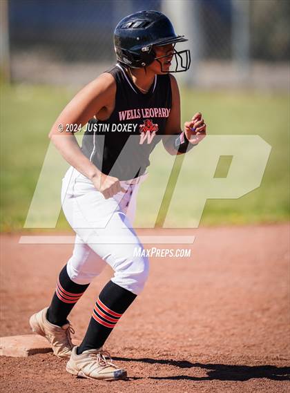 Thumbnail 3 in Carlin vs Wells (NIAA Class 1A Northern Playoff Game 5) photogallery.