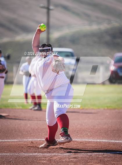 Thumbnail 1 in Carlin vs Wells (NIAA Class 1A Northern Playoff Game 5) photogallery.