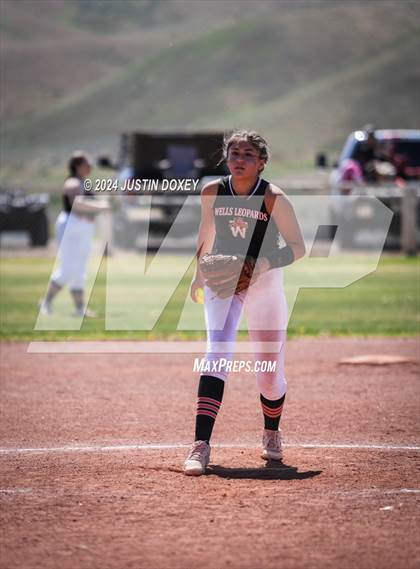 Thumbnail 3 in Carlin vs Wells (NIAA Class 1A Northern Playoff Game 5) photogallery.