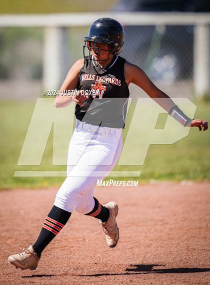 Thumbnail 2 in Carlin vs Wells (NIAA Class 1A Northern Playoff Game 5) photogallery.