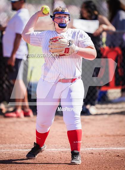 Thumbnail 1 in Carlin vs Wells (NIAA Class 1A Northern Playoff Game 5) photogallery.