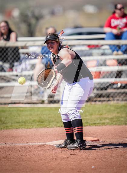 Thumbnail 1 in Carlin vs Wells (NIAA Class 1A Northern Playoff Game 5) photogallery.
