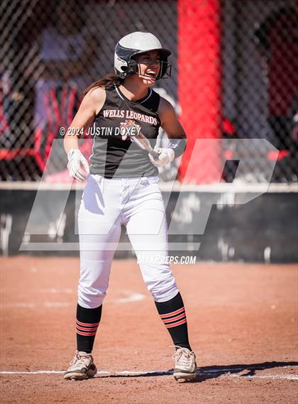 Thumbnail 2 in Carlin vs Wells (NIAA Class 1A Northern Playoff Game 5) photogallery.