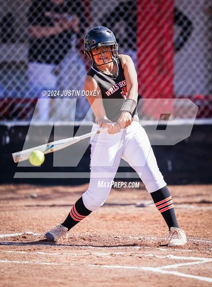 Thumbnail 2 in Carlin vs Wells (NIAA Class 1A Northern Playoff Game 5) photogallery.
