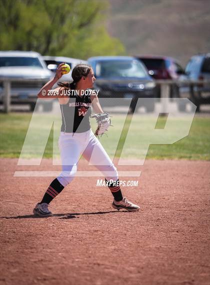 Thumbnail 2 in Carlin vs Wells (NIAA Class 1A Northern Playoff Game 5) photogallery.