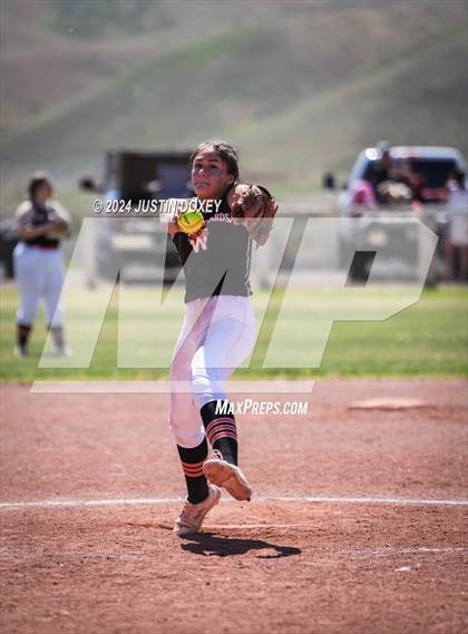 Thumbnail 1 in Carlin vs Wells (NIAA Class 1A Northern Playoff Game 5) photogallery.