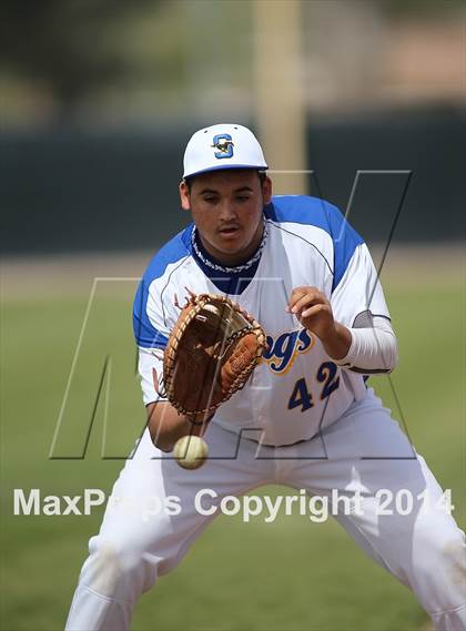 Thumbnail 1 in Sahuarita vs. Cesar Chavez (Lancer Baseball Classic) photogallery.