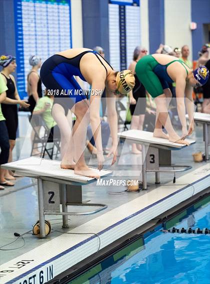 Thumbnail 3 in NCHSAA 1A/2A State Swimming Championship (Finals) photogallery.