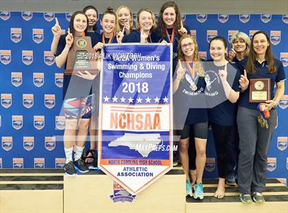 Thumbnail 1 in NCHSAA 1A/2A State Swimming Championship (Finals) photogallery.