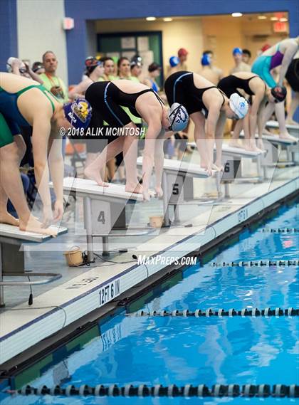 Thumbnail 1 in NCHSAA 1A/2A State Swimming Championship (Finals) photogallery.