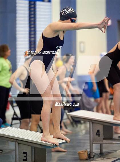 Thumbnail 3 in NCHSAA 1A/2A State Swimming Championship (Finals) photogallery.