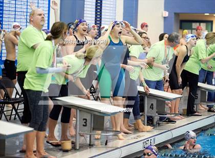 Thumbnail 1 in NCHSAA 1A/2A State Swimming Championship (Finals) photogallery.