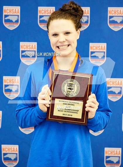 Thumbnail 1 in NCHSAA 1A/2A State Swimming Championship (Finals) photogallery.