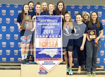 Thumbnail 3 in NCHSAA 1A/2A State Swimming Championship (Finals) photogallery.