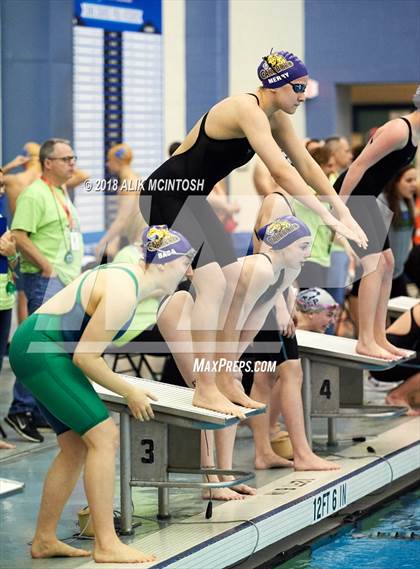 Thumbnail 3 in NCHSAA 1A/2A State Swimming Championship (Finals) photogallery.