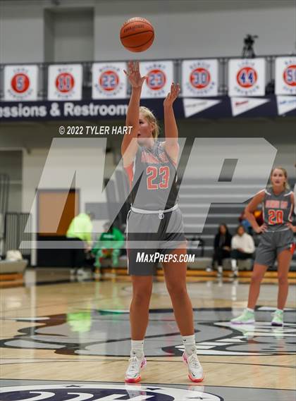 Thumbnail 3 in Columbus East vs. Bolingbrook (Sneakers for Santa Shootout) photogallery.