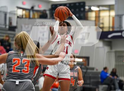 Thumbnail 3 in Columbus East vs. Bolingbrook (Sneakers for Santa Shootout) photogallery.