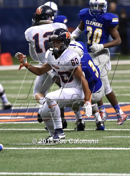 Thumbnail 2 in Brandeis vs Clemens (UIL 6A D2 Area Playoff) photogallery.