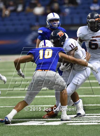 Thumbnail 3 in Brandeis vs Clemens (UIL 6A D2 Area Playoff) photogallery.