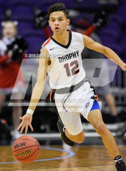 Thumbnail 3 in Skyline vs. Brophy College Prep (Hoopin it up at the Arena) photogallery.