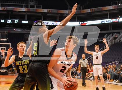 Thumbnail 3 in Skyline vs. Brophy College Prep (Hoopin it up at the Arena) photogallery.