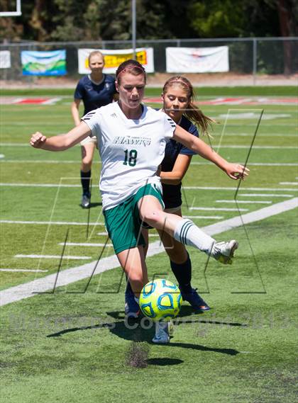 Thumbnail 2 in Liberty Ranch vs. Central Catholic (CIF SJS D5 Final) photogallery.