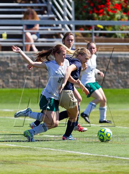 Thumbnail 3 in Liberty Ranch vs. Central Catholic (CIF SJS D5 Final) photogallery.