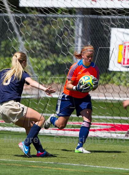 Thumbnail 3 in Liberty Ranch vs. Central Catholic (CIF SJS D5 Final) photogallery.