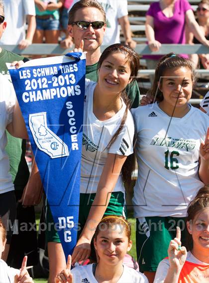 Thumbnail 2 in Liberty Ranch vs. Central Catholic (CIF SJS D5 Final) photogallery.