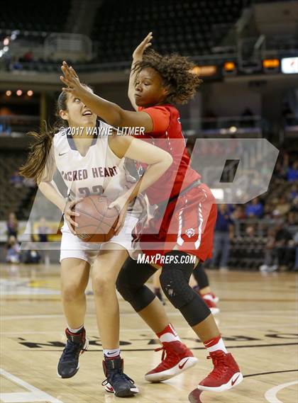 Thumbnail 1 in Butler vs Sacred Heart (KHSAA Sweet Sixteen Tournament) For editorial use only photogallery.