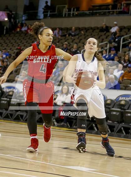 Thumbnail 1 in Butler vs Sacred Heart (KHSAA Sweet Sixteen Tournament) For editorial use only photogallery.