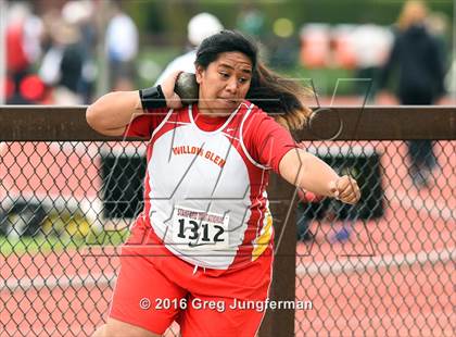 Thumbnail 1 in Stanford Invitational Girls Shot Put photogallery.