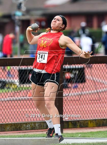 Thumbnail 1 in Stanford Invitational Girls Shot Put photogallery.