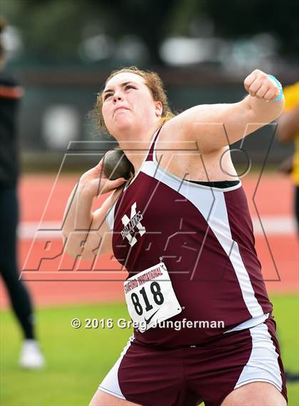 Thumbnail 1 in Stanford Invitational Girls Shot Put photogallery.