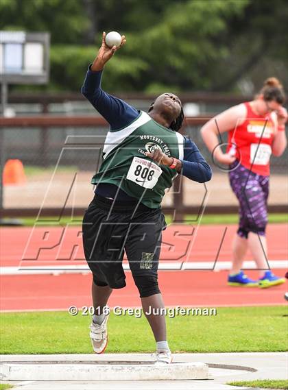 Thumbnail 2 in Stanford Invitational Girls Shot Put photogallery.